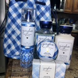 Bath & Body Works Gingham Set 