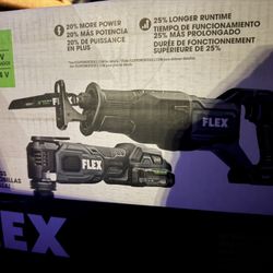 FLEX OCSILLATING TOOL AND RECIPROCATING SAW 