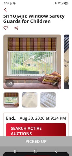 NEW SHYUJAJIE 3-Panel Adjustable Window Safety Guard 32.9"-94"