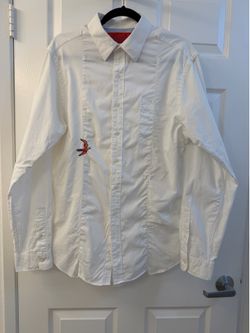 MOTHER x Carolyn Murphy The Pieced Oversized Embroidered Patchwork Button-Down Shirt Aprox M