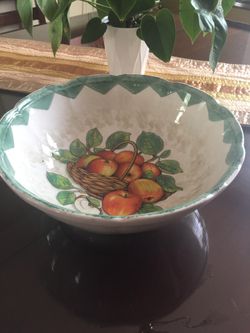 Ceramic fruits bowl-Made in Italy