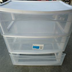 Drawer (3) Wide Plastic 