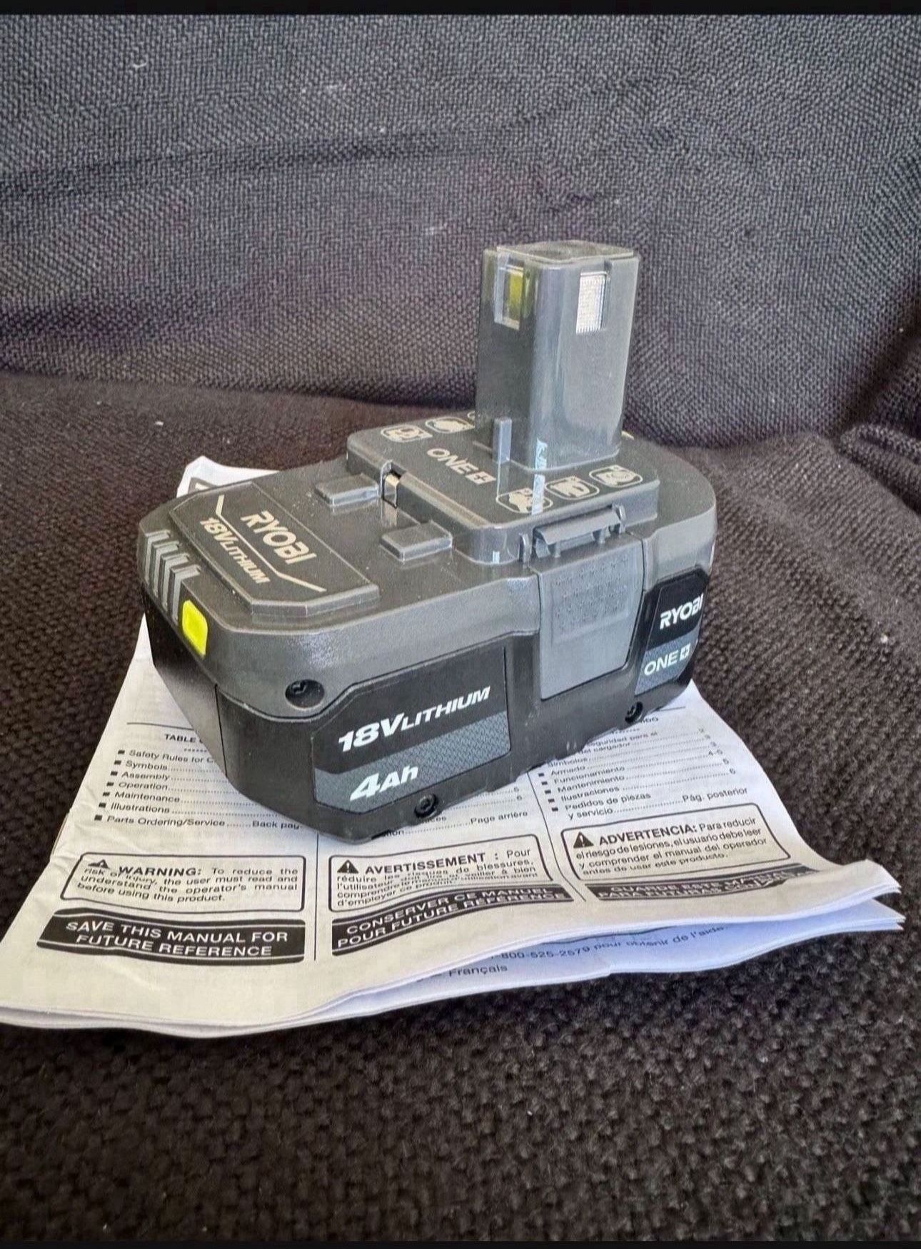 π₯ New Ryobi 18V 4ah Battery