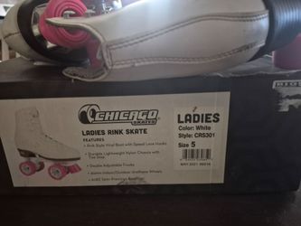 I have 2 pairs of roller skates both white and pink