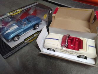 1/18 Diecast Corvette Mustang cars