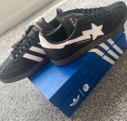 New Adidas X Bape Samba Sneaker Shoes