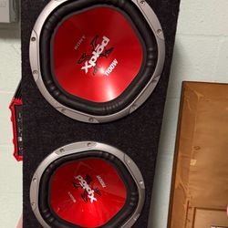 Speaker Box with Amp &  10”Speakers