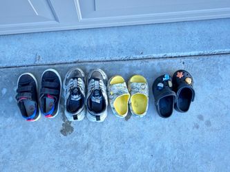 4 Pairs of Kids Shoes Bundle free