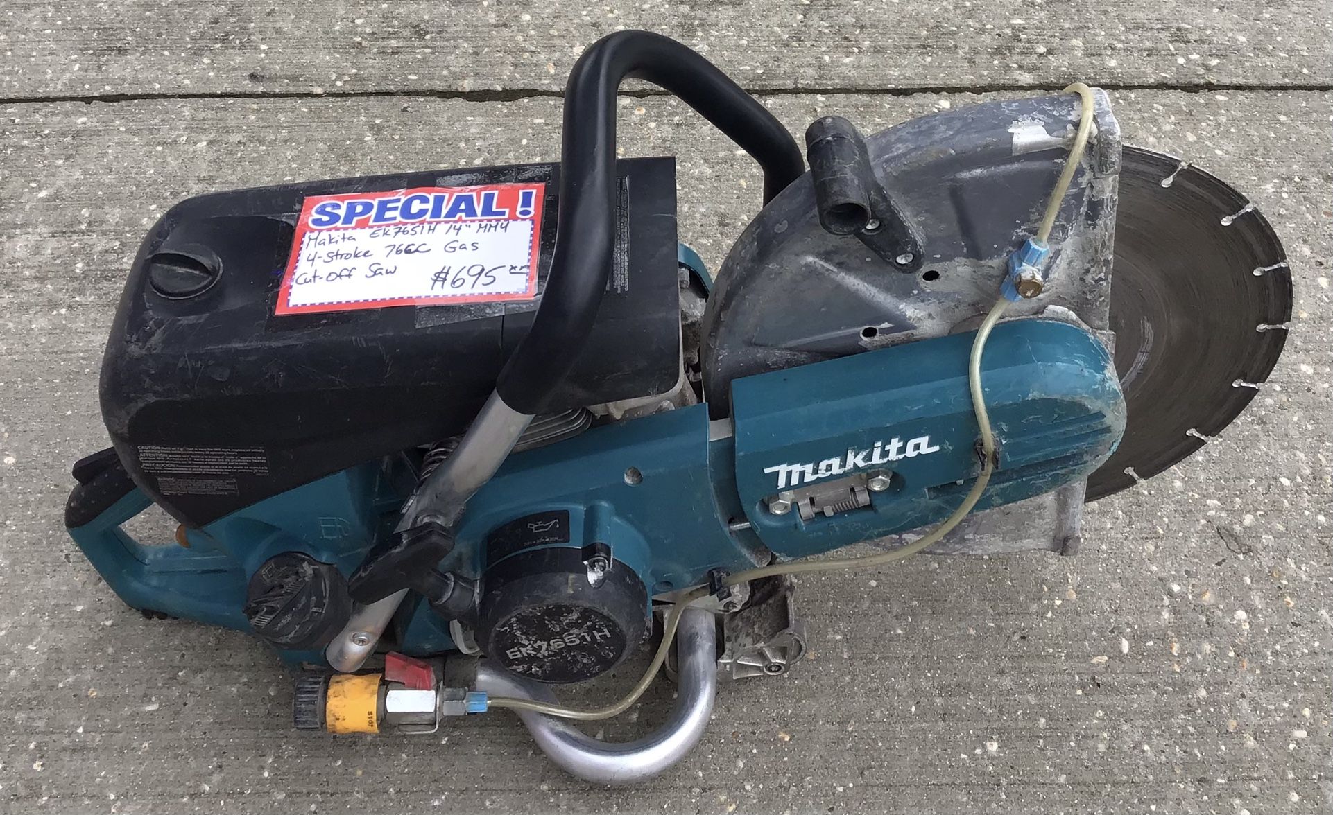 Makita EK7651H 14” MM4 4-Stroke 76cc Gas Cut-Off Saw