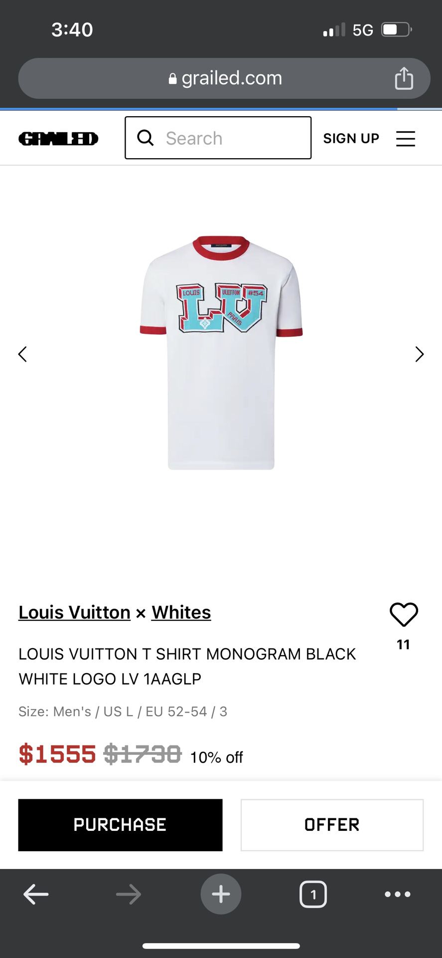 NEW LV Louis Vuitton Men Shirt Size XL for Sale in Chandler, AZ - OfferUp