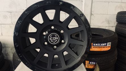 ICON Alloys 17’’ inch Satin Balck Rims