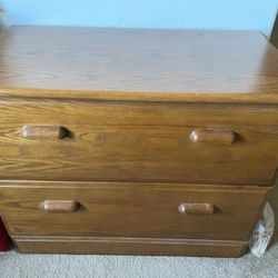 Wood Lateral File Cabinet