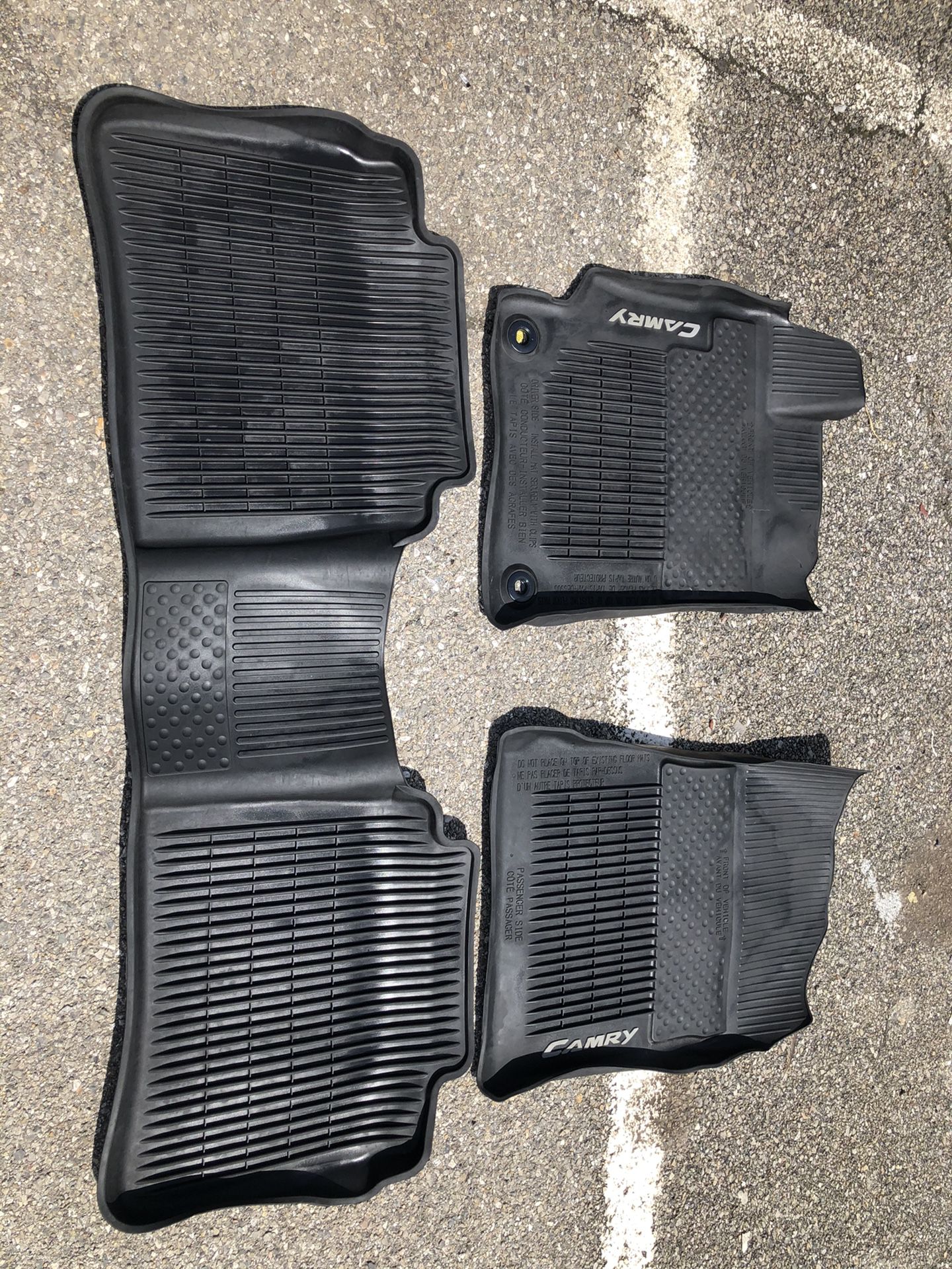 Toyota Camry Set Of All Weather Floor Mats