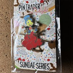 Disney DSF DSSH LE 300 PTD #4 Jiminy Cricket With Cherries Pin