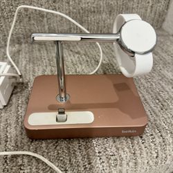 Belkin Valet F8J183 Rose Gold Charger for Apple Watch & iPhone