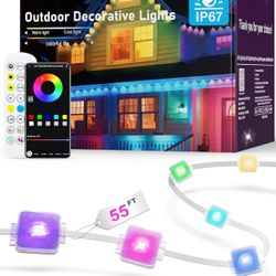 55 Feet Permanent Outdoor Lights for House