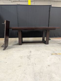 Dark Espresso O-Palier Brand Wooden Dining Table