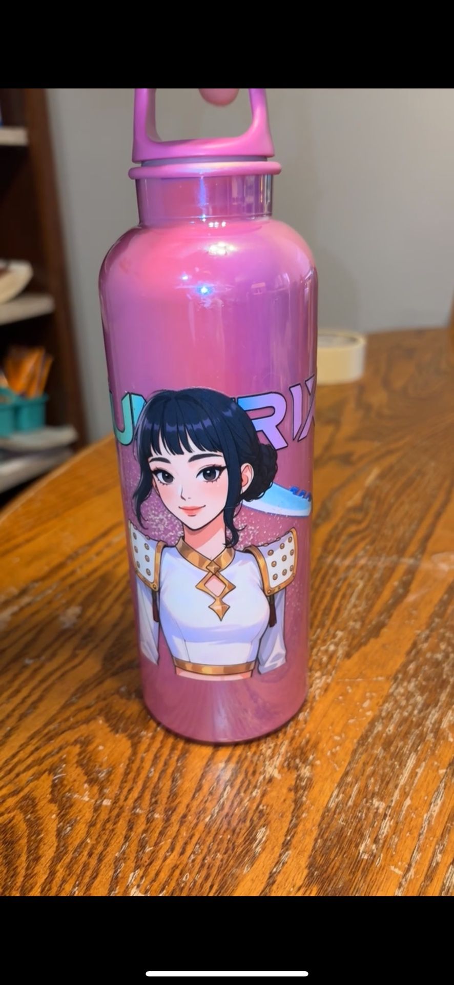 Pink Huntrix Water Bottle