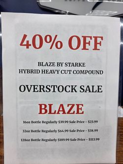 Starke - BLAZE hybrid heavy cut compound