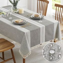 Embroidered Table Cloth, 55"x120"