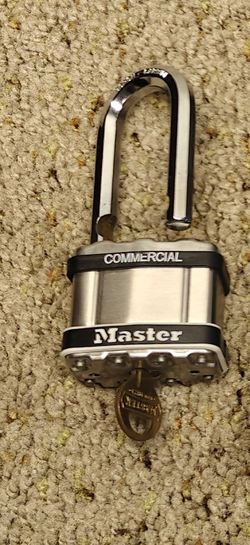 Master Commercial Steel Padlock with Key