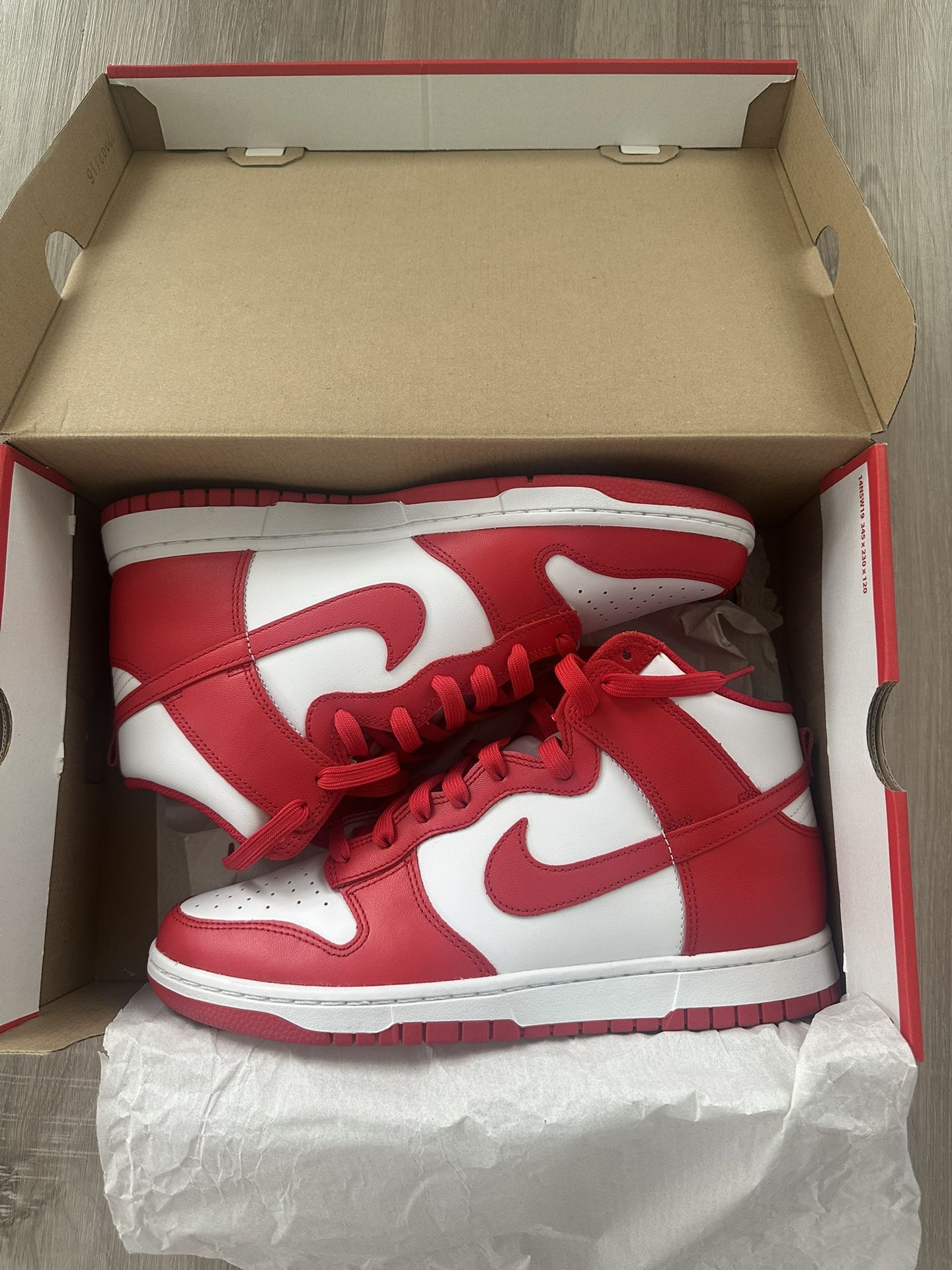 Nike Dunk High Championship White/Red