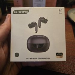 EarZoom EZ-008Pro EarBuds Wireless Bluetooth v5.3 Noise Cancelling, Black