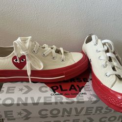 Converse Comme des Garçons Size 6 women's