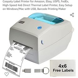 $100 COOPATY SHIPPING LABEL PRINTER 