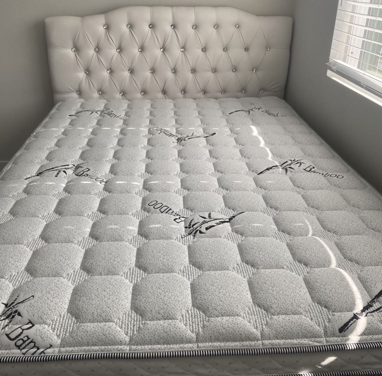 New Queen Bed Frame With Mattress