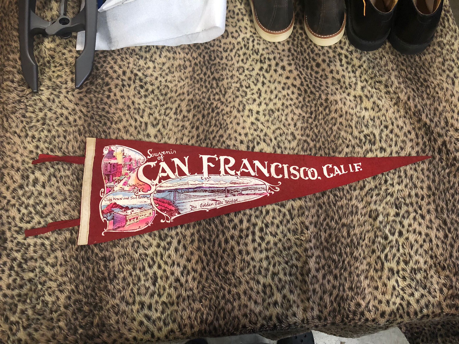Vintage Pennant San Francisco Good Condition