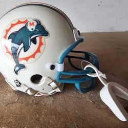 MIAMI DOLPHINS MINI NFL FOOTBALL HELMET by RIDDELL without box