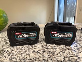 Makita 40V Max 8.0Ah Li-ion Batteries