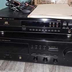 Marantz CD Player CD-67 & Hi-Fi Stereo Reciever SR-68 with Manuals + All Service Records + Remotes