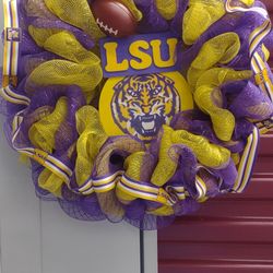 LSU Wreath 