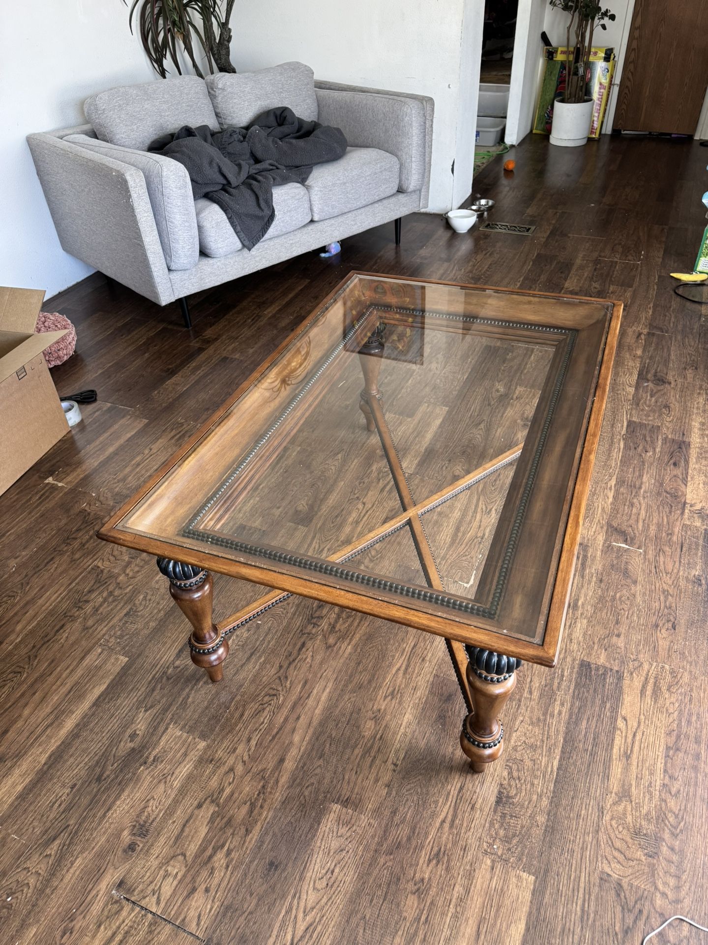 Glass Top Coffee Table