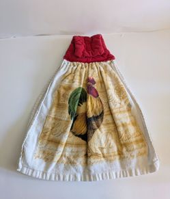 Towels Handmade Bundle of 7 Kitchen Towels Hang Over Stove or Cabinet Handles