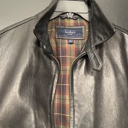 Men’s Leather Turnberry Jacket - small 