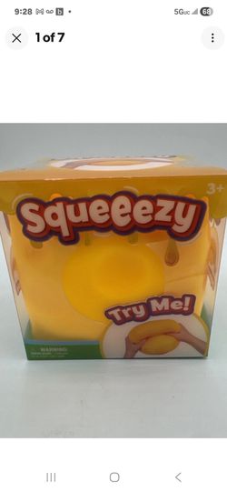 Sunny Days Jumbo Squeezy Cheese Yellow Squishy Toy Stress Relief Fun NEW🧀