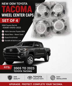 New OEM Toyota Tacoma Wheel Center Caps Set of 4