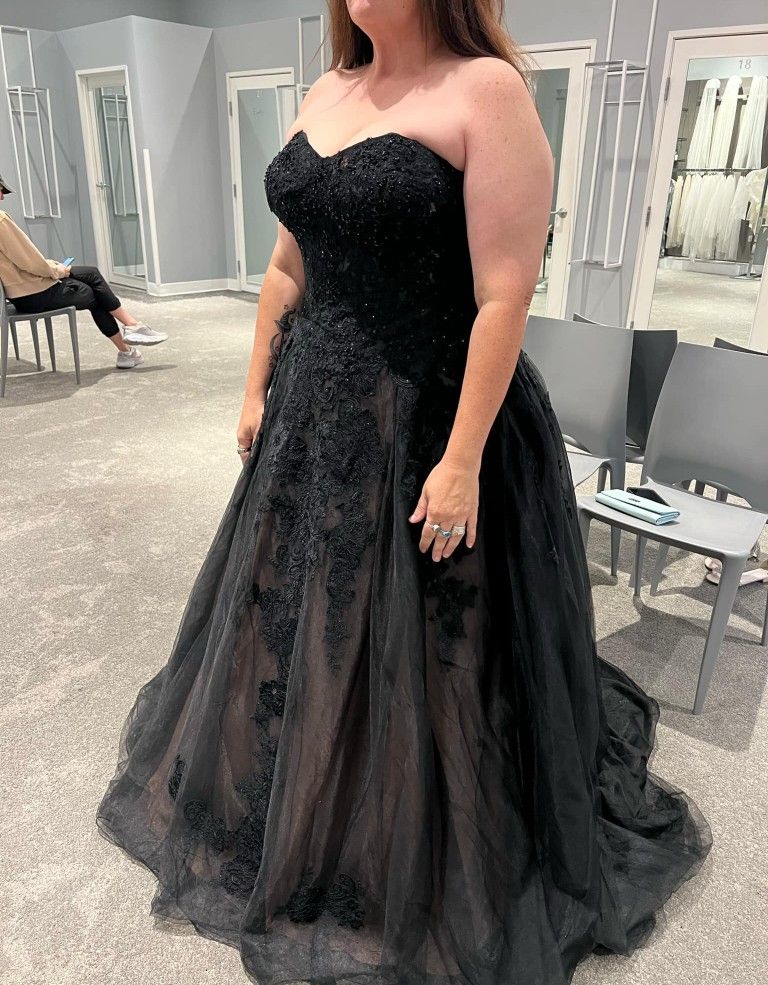Black WEDDING DRESS