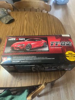 Tamiya 1/10 RC Toyota GR Supa Kit TT-02 Chassis W/ESG&Motor Like New No Battery Included