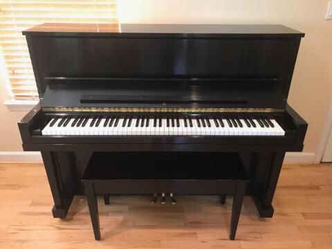 Family Used Upright Piano with Bench Available for FREE!!