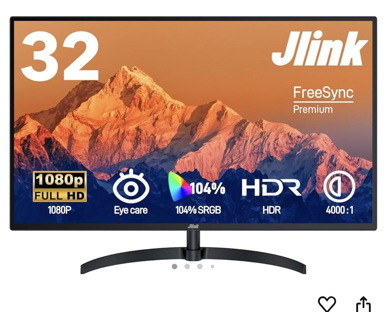 Computer Monitor FHD 32 Inch Jlink 