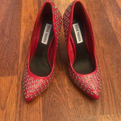 Size 6.5 Red Steve Madden Heels 