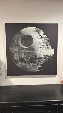 Pottery Barn Teen Death-star art work 