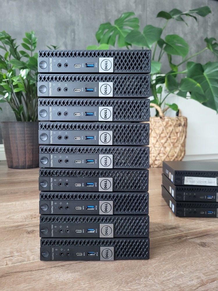 Dell 7050 6thGen Micro PC. i5-6500T/256GbNVMe/8Gb/11Pro/HDMI/Chrger. 75Ea. *TakeAllDeal