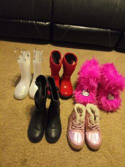 Used girl boots