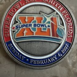 2007 Super Bowl XLI Keychain 