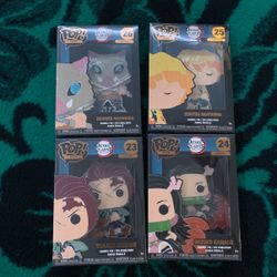 Demon Slayer Pop Pins TRADE OR BEST OFFER 